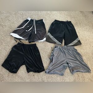 Bundle of 4 Pairs of Shorts Men’s Size Small Nike, Under Armour